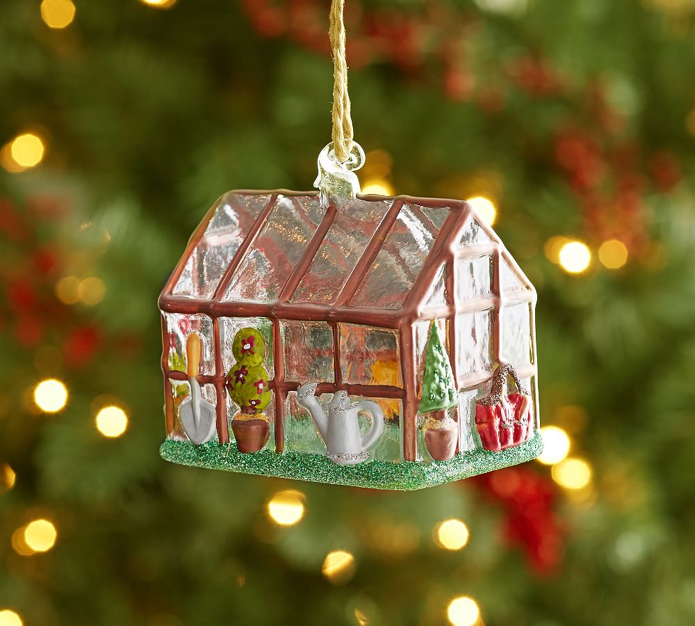 Green House Ornament