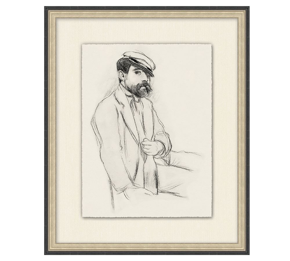 Portrait Of Edward Framed Print