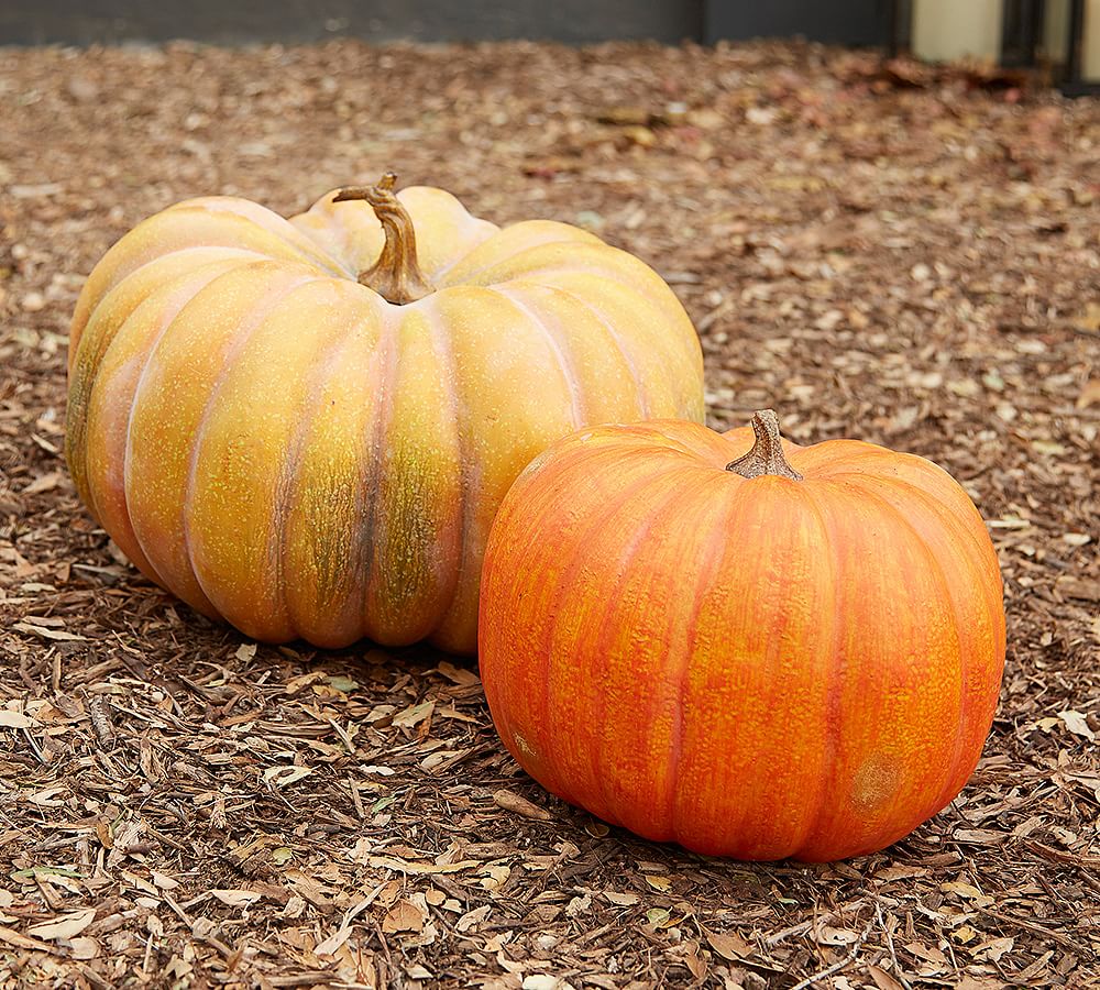 Outdoor Autumnal Faux Pumpkin
