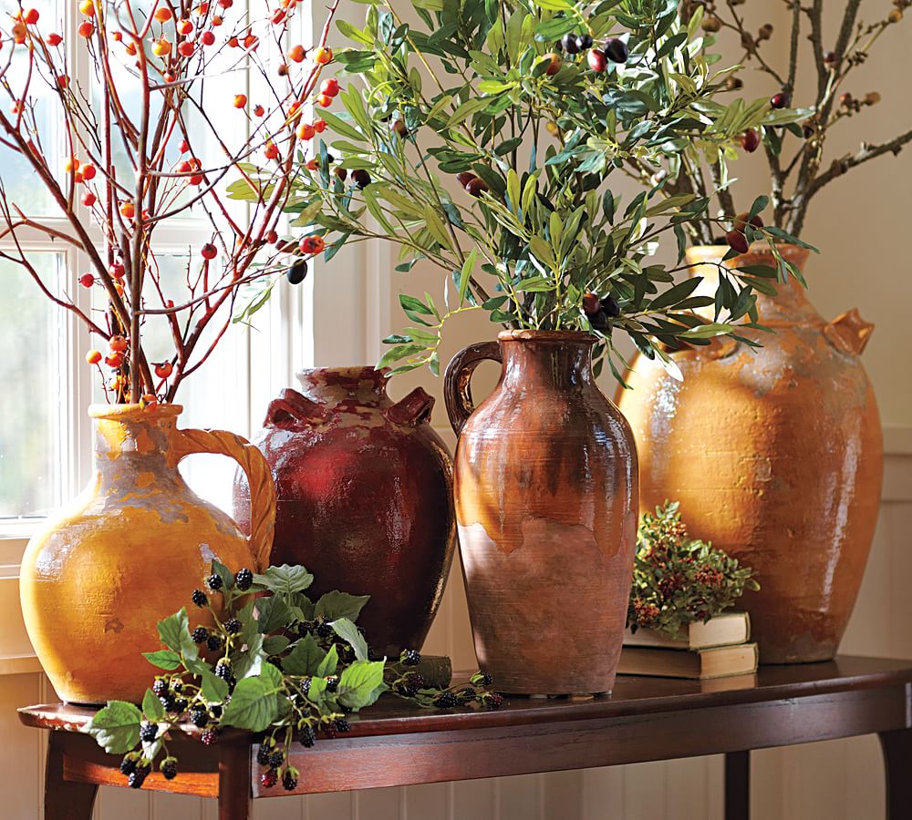 Sicily Terracotta Vases