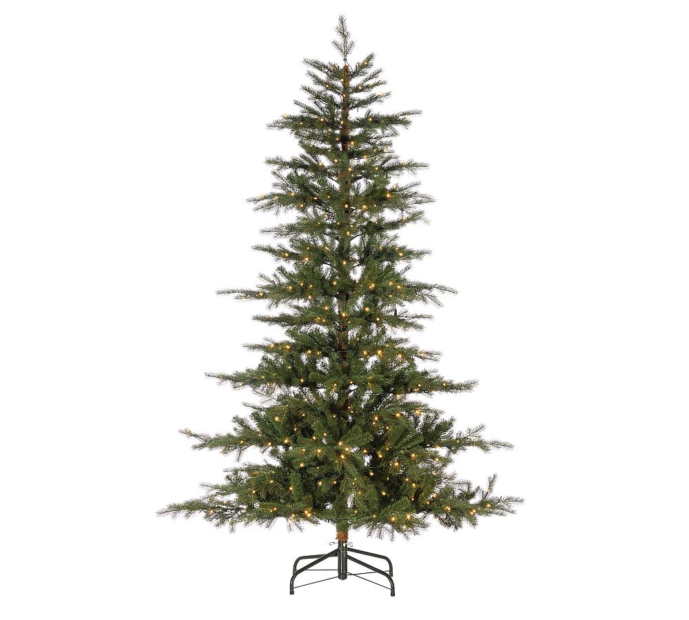 Lit LED Layered Faux Christmas Tree - 7.5 Ft.