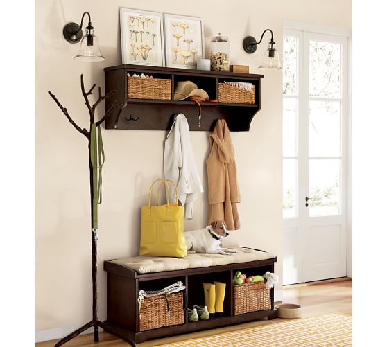 Samantha Entryway Bench & Shelf Pottery Barn
