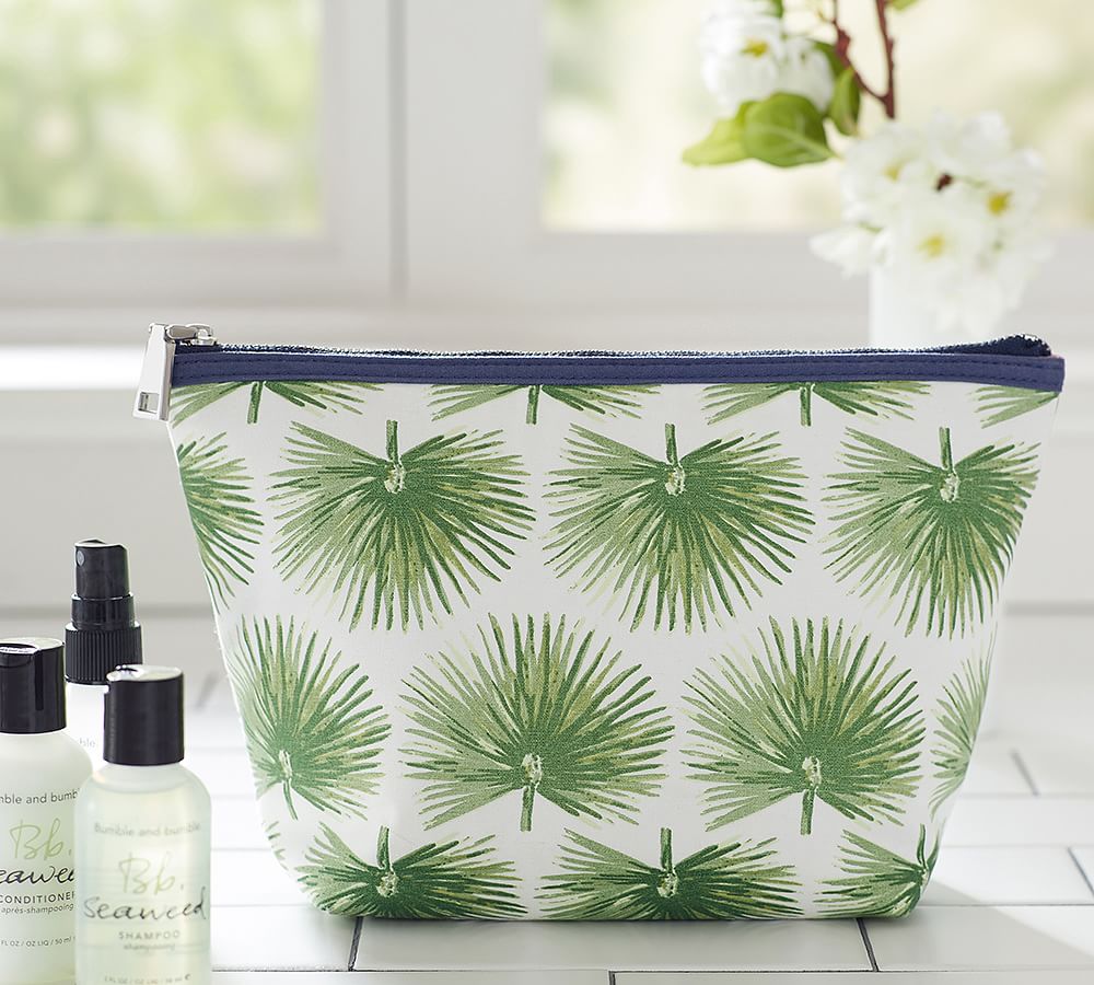 Palm Print Cosmetic Bag