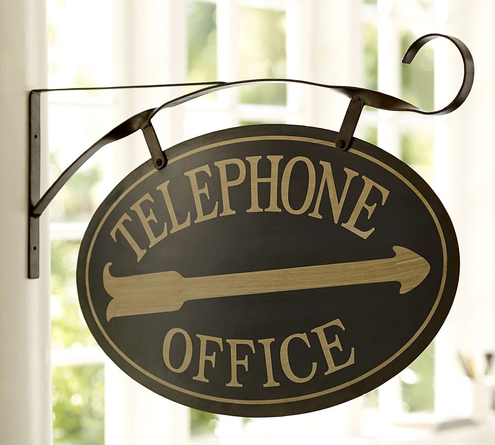 Telephone Office Sign