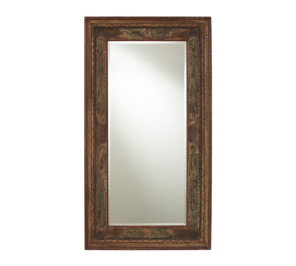 Santorini Painted Floor Mirror 36&quot; x 66&quot;