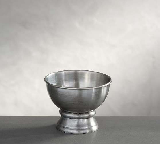 Pewter Footed Bowl Pottery Barn