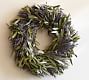 Fresh Olive Leaf &amp; Dried Lavender Wreath