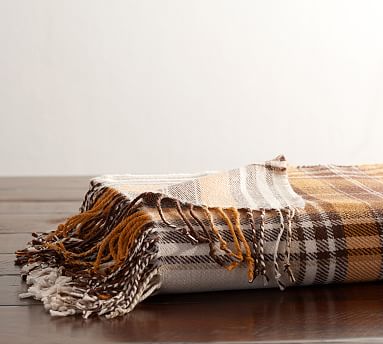 Plaid throws for online fall