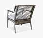 Klein Wicker Outdoor Lounge Chairs, Set of 2