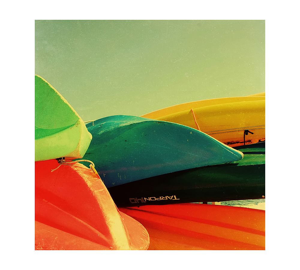 Kayaks Framed Print By Meg Venter