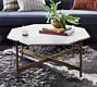 Montague Geometric Marble Coffee Table (40&quot;)