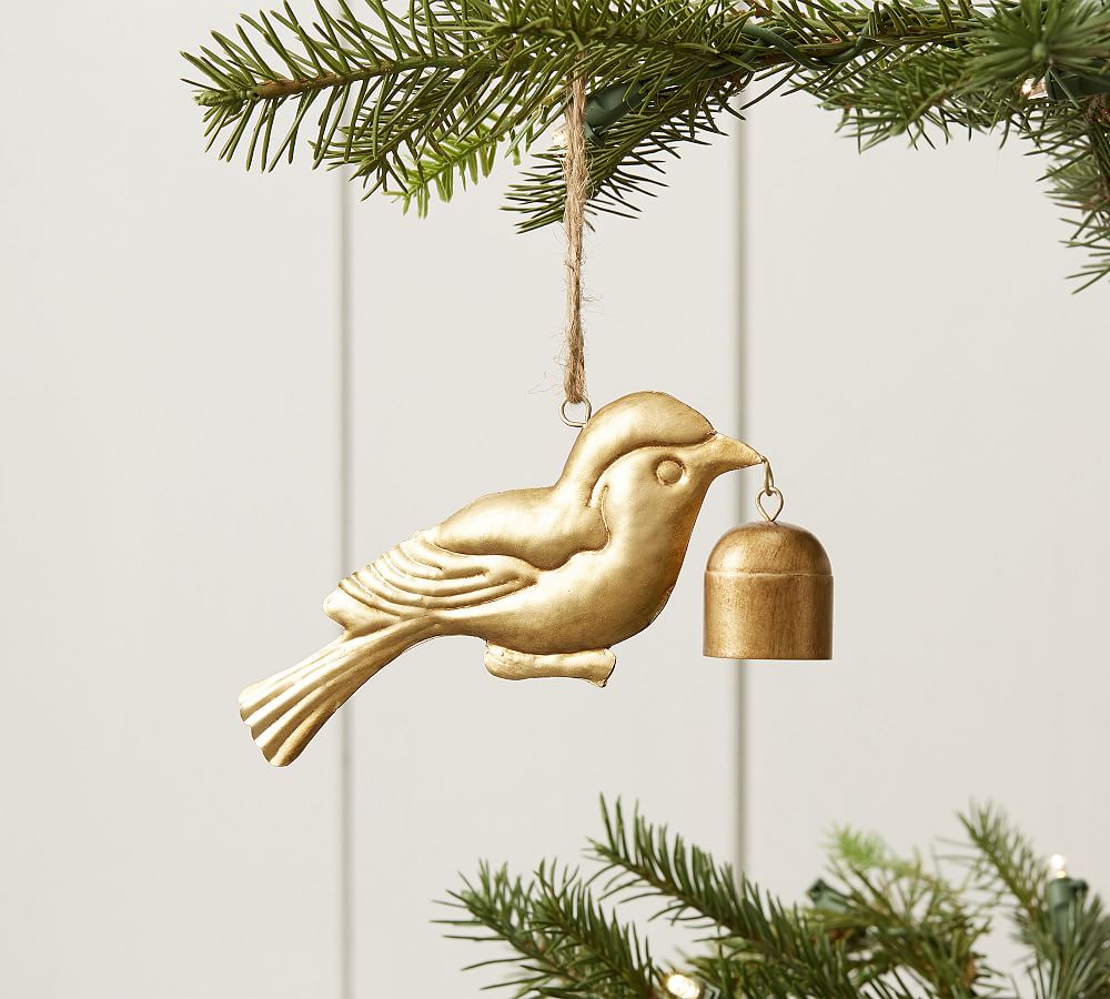 Bird with Bells Ornament