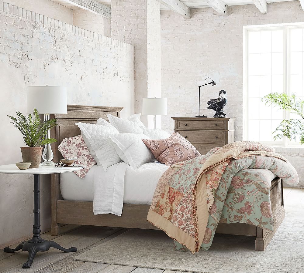 Harlowe Patchwork Quilt & Sham Pottery Barn