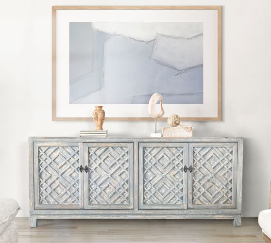 OPEN BOX: Emila Carved Reclaimed Wood Buffet | Pottery Barn