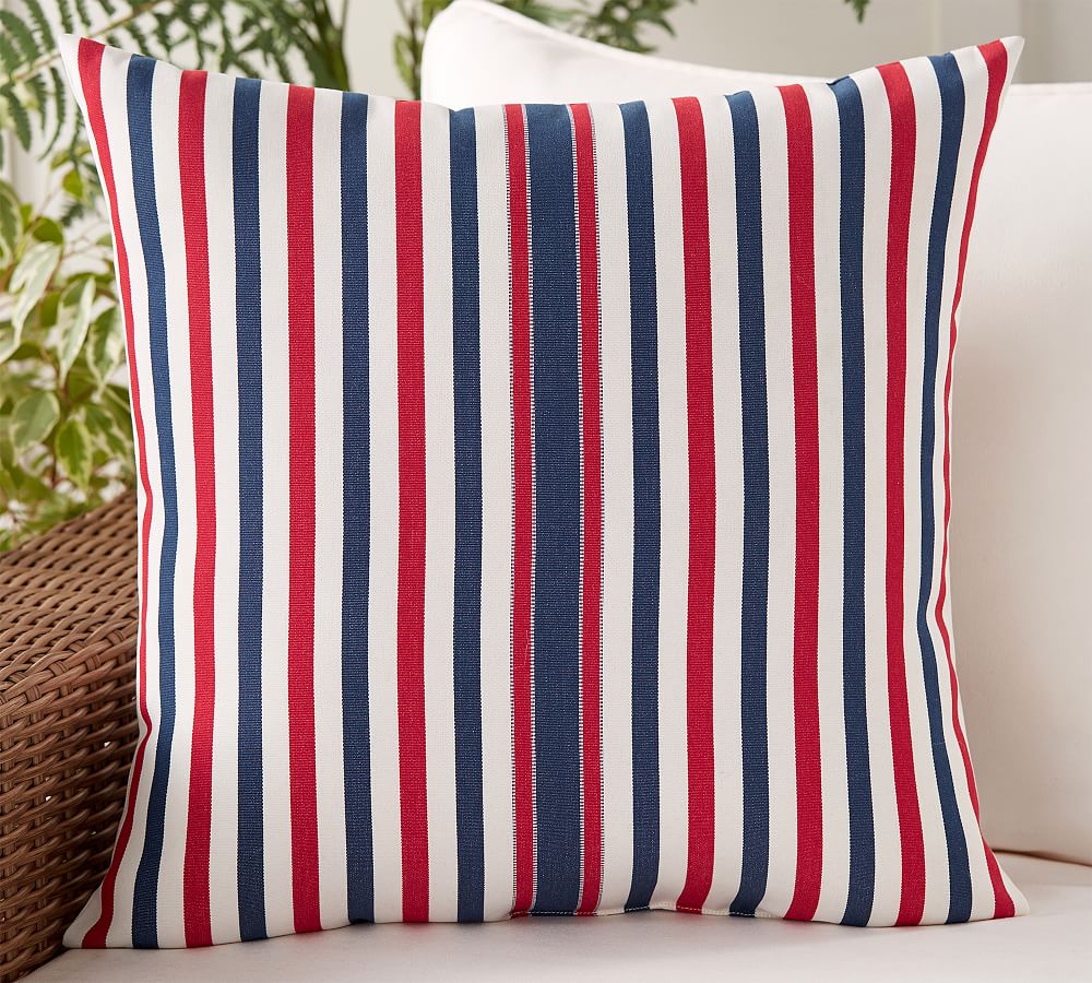 Milly Striped Outdoor Pillow