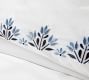 Blossom Embroidered Organic Percale Duvet Cover