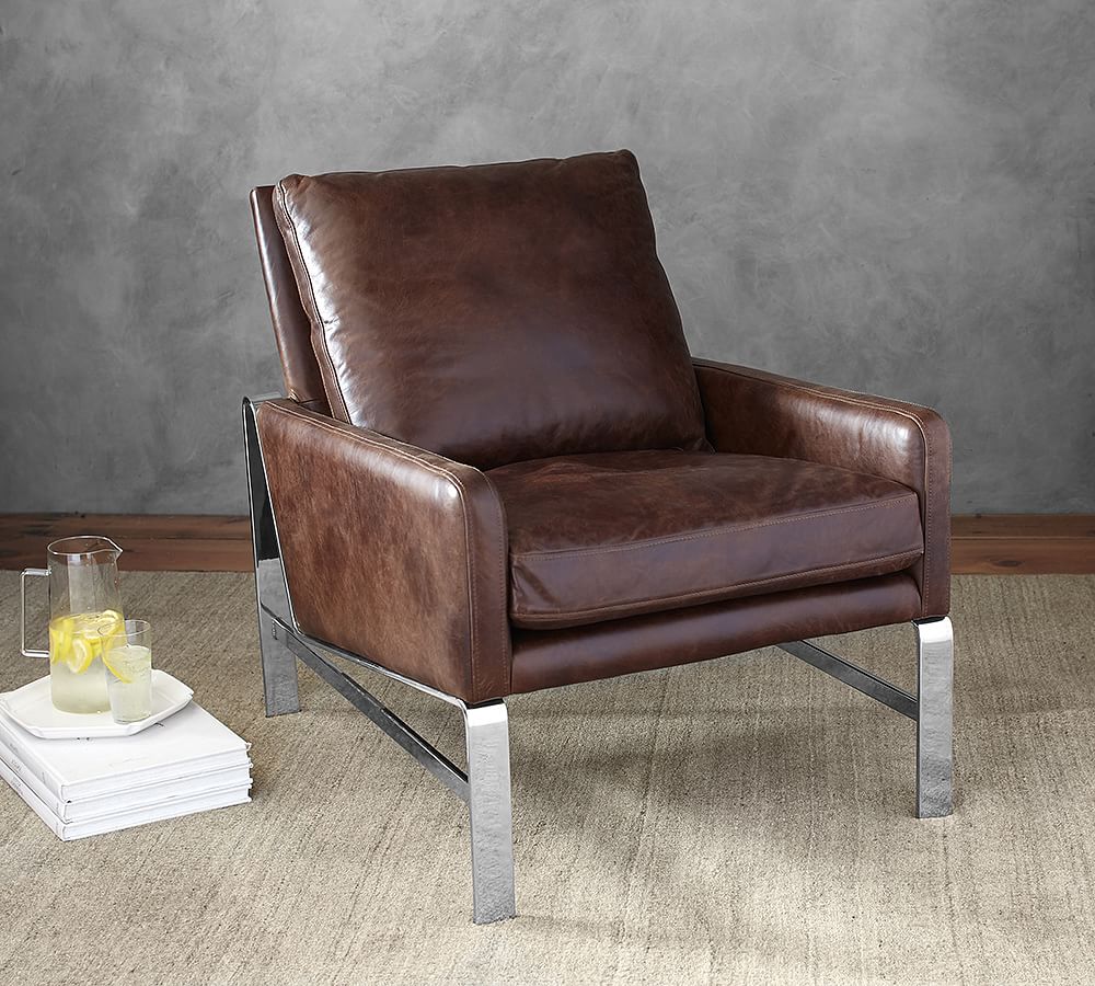 Hughes Leather Armchair