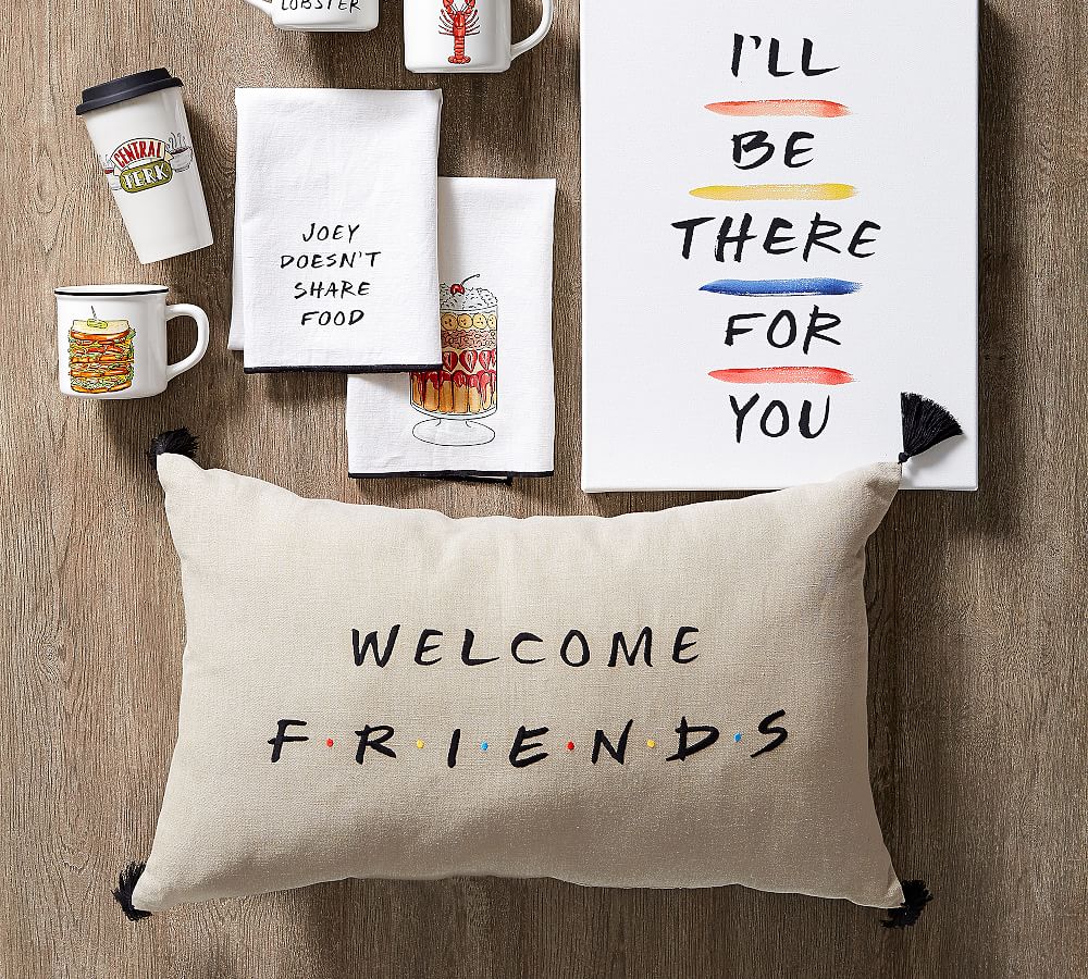 Friends pillow 2025 pottery barn