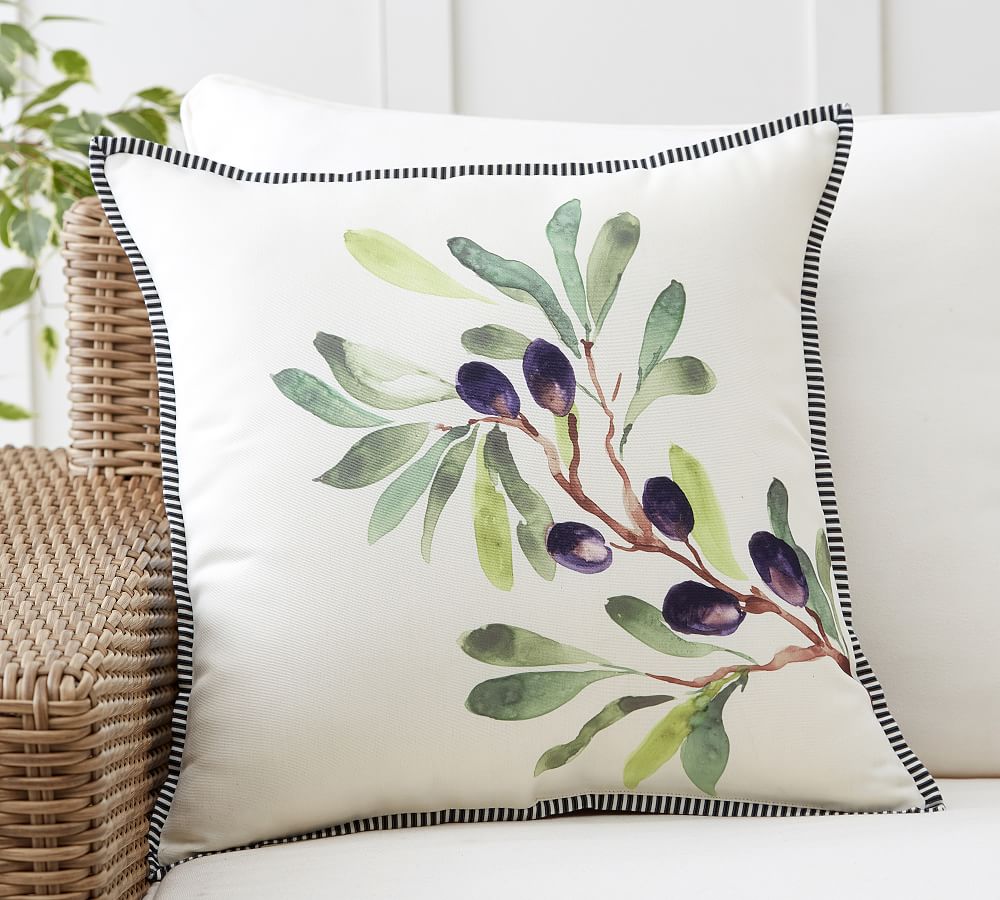 Olive Branch Outdoor Pillow
