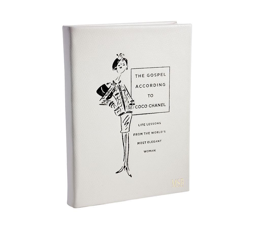 The Gospel According to Coco Chanel Leather-Bound Book