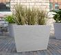 Lightweight Grooved Tapered Long Box Planter