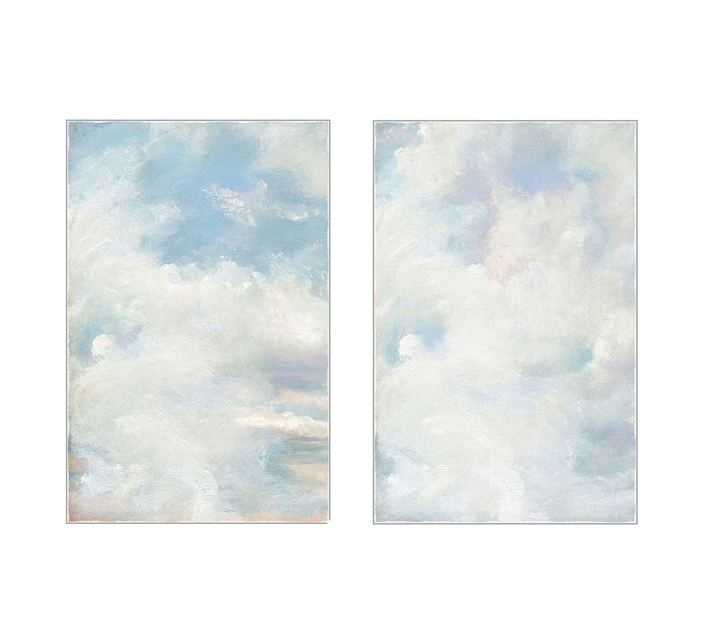 Among The Clouds Framed Canvas