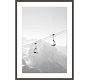 Ski Lift Diagonal Framed Print