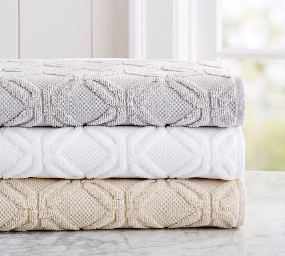 Blakely Hydrocotton Sculpted Towel Pottery Barn