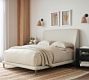 Layton Low Upholstered Bed | Pottery Barn