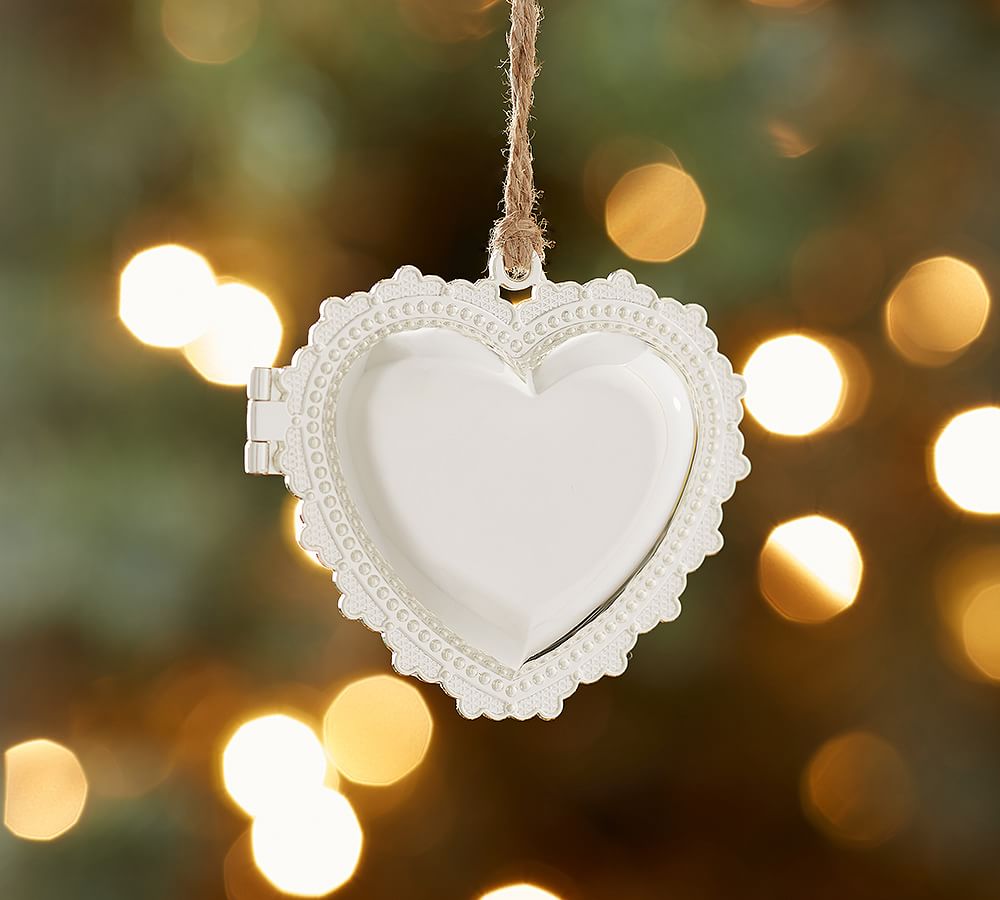 Personalized Heart Locket Ornament