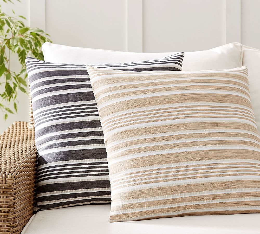 Melilla Striped Outdoor Pillow