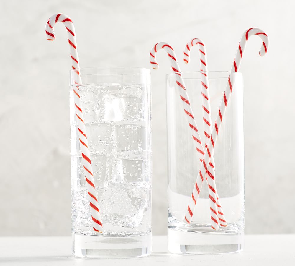 Candy Cane Cocktail Stirrers, Set of 4