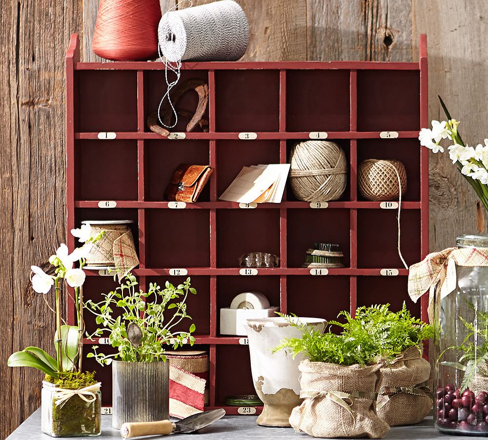 Cubby Organizer - Red
