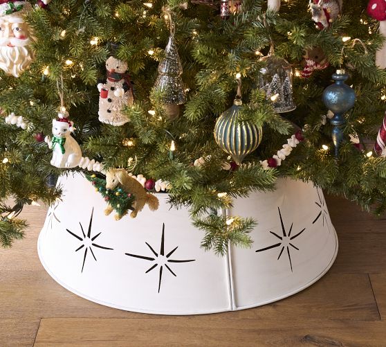 Starburst Handcrafted Metal Tree Collar Pottery Barn