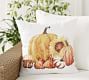 Pumpkin Sunflower Outdoor Pillow