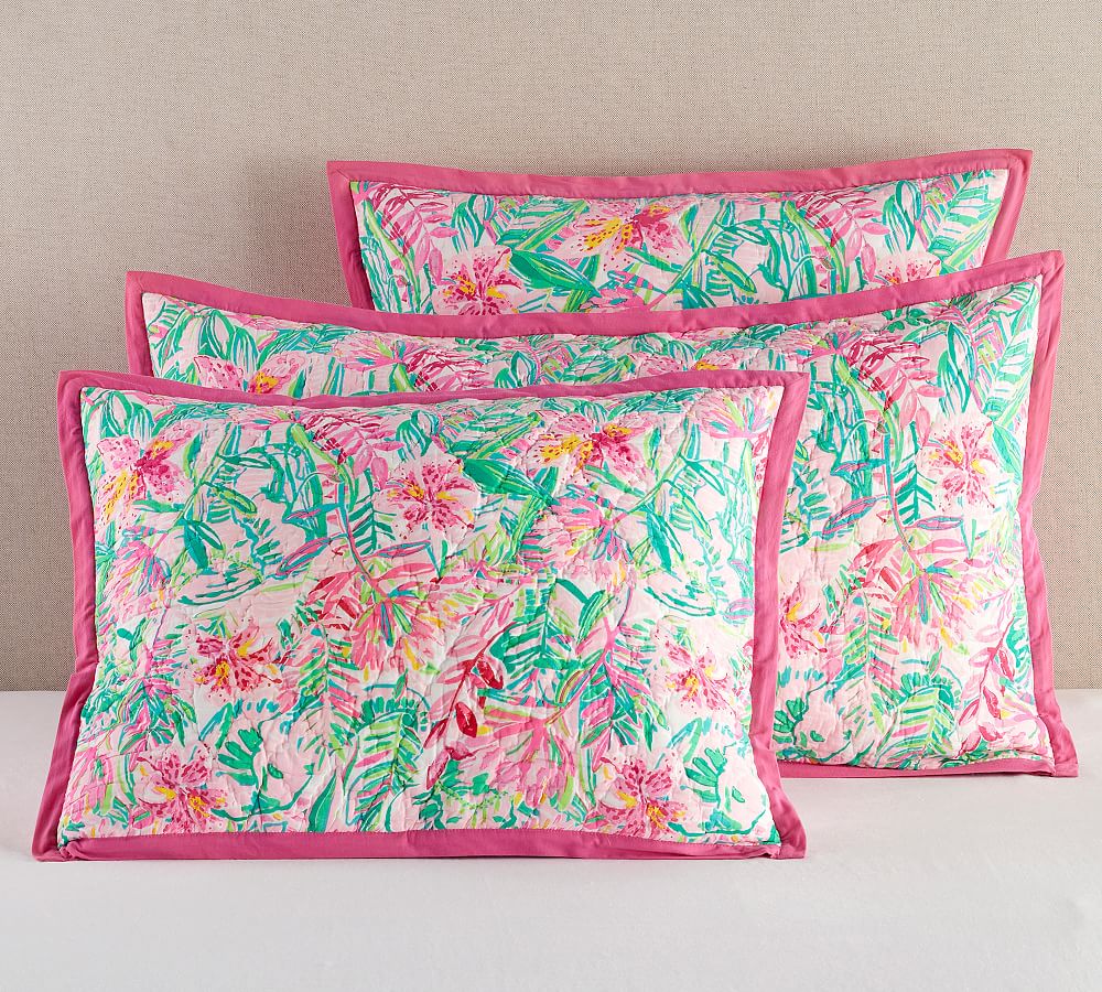 Lilly Pulitzer Lilly of the Jungle Reversible Percale Sham