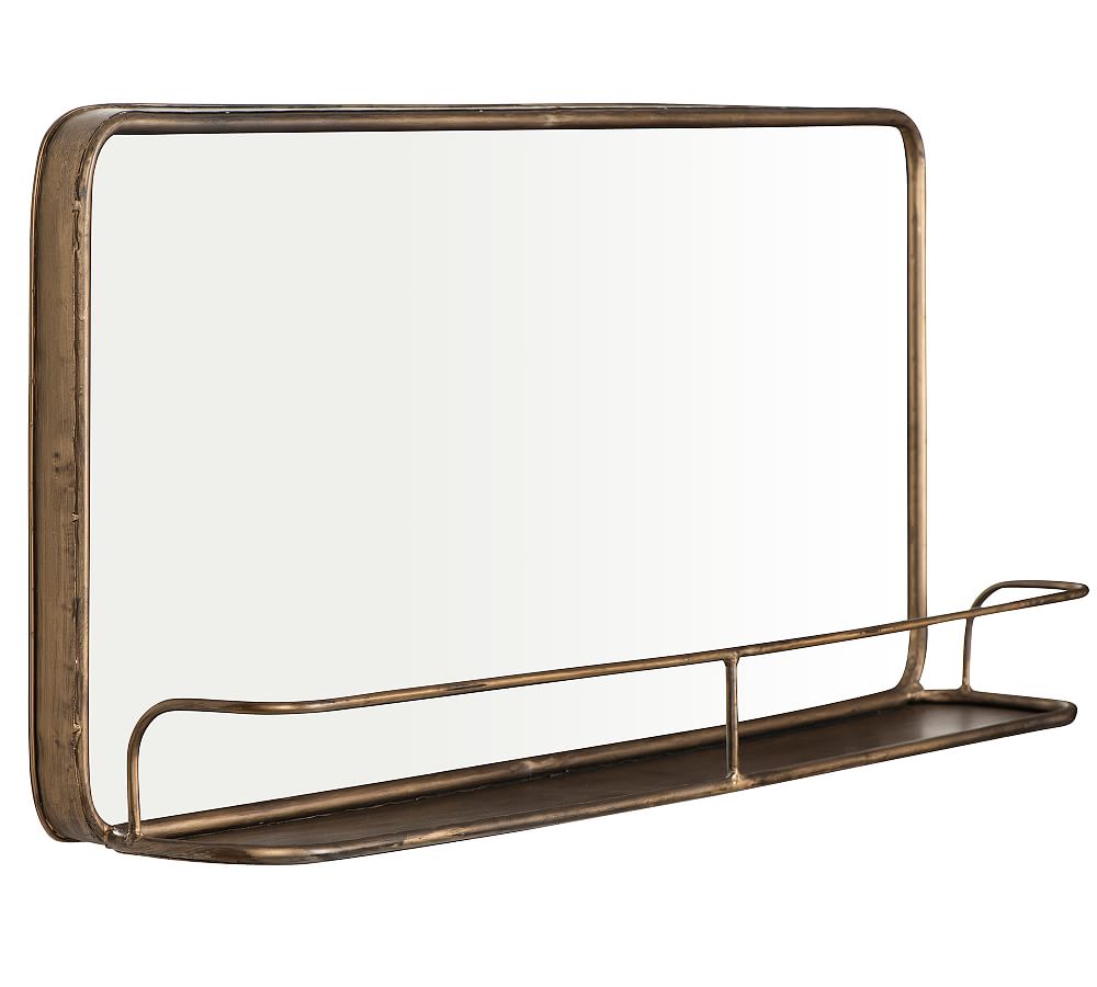 Cosette Mirror With Shelf, 36&quot; X 16&quot;