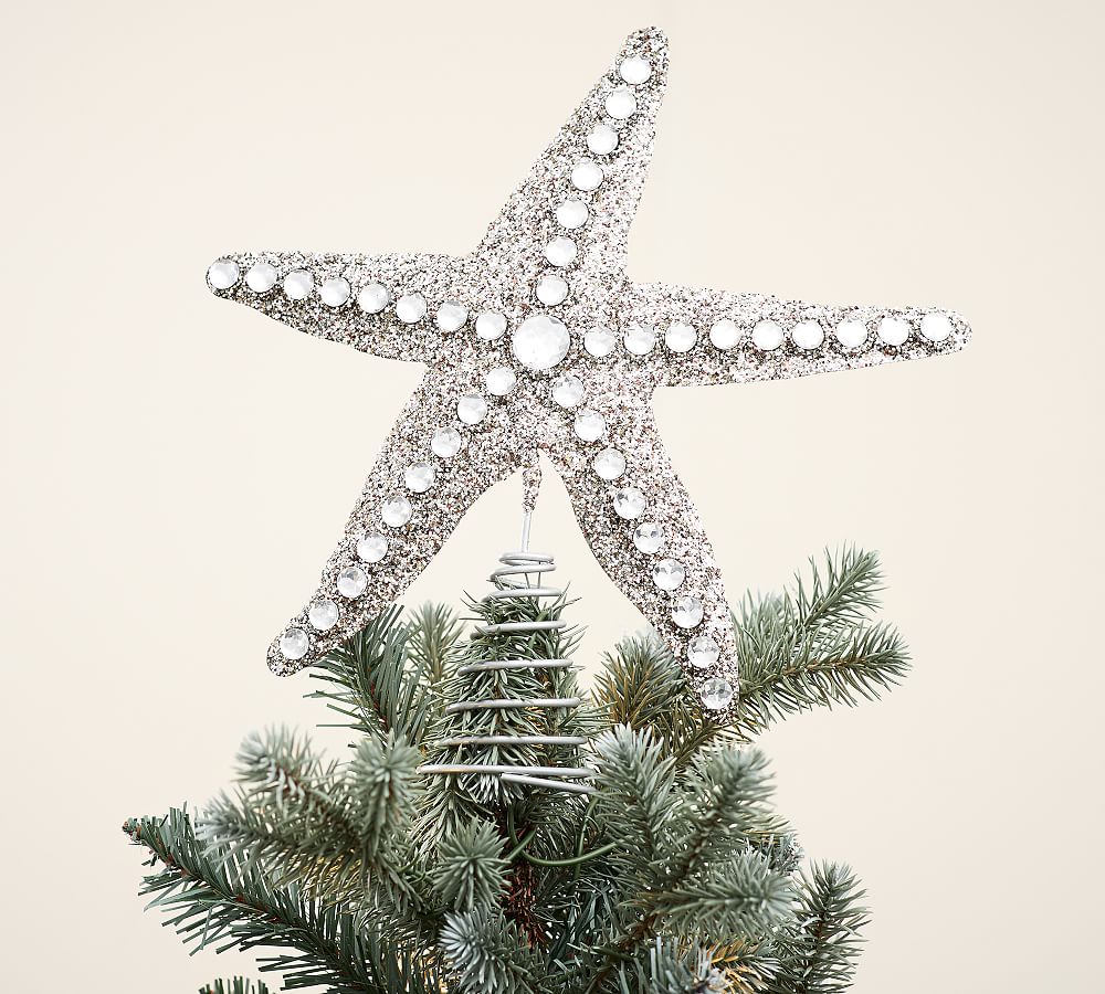 Glitter Starfish Tree Topper