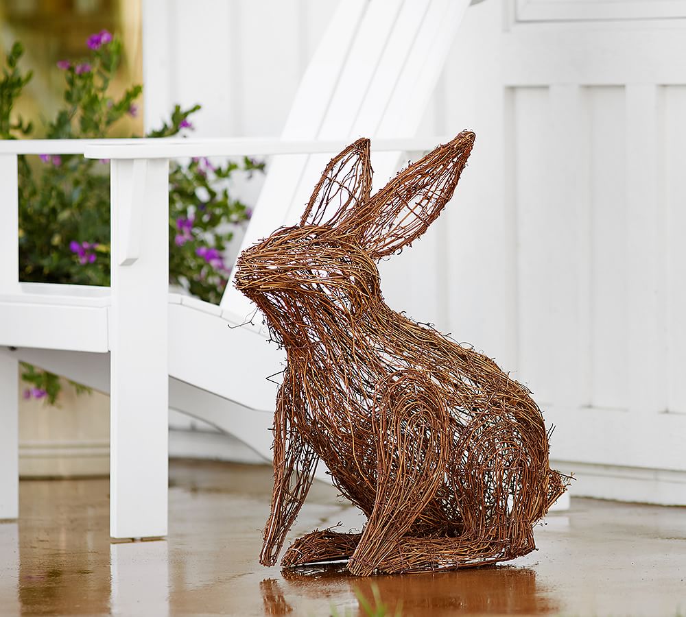 Outdoor Twig Bunny Object
