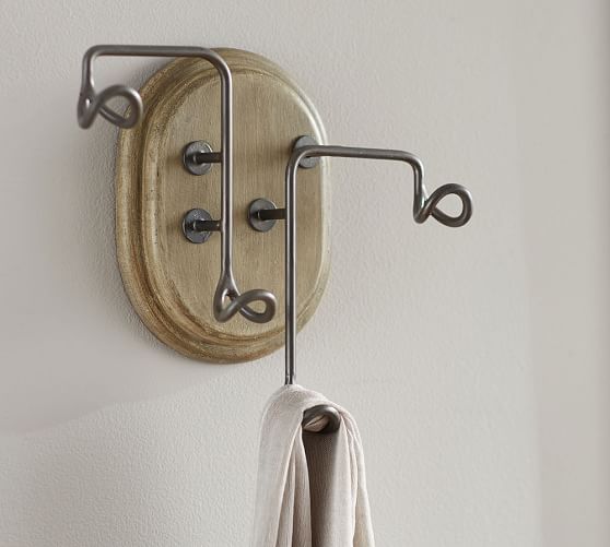 WallMounted Coat Rack Pottery Barn