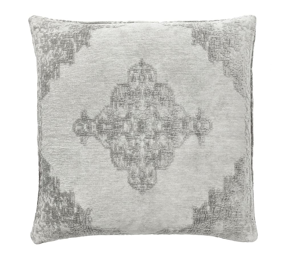 Maddie Textured Pillow Cover - Smoke