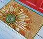 Painterly Sunflower Doormat
