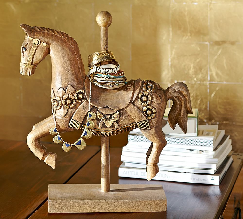 Carousel Horse Jewelry Display