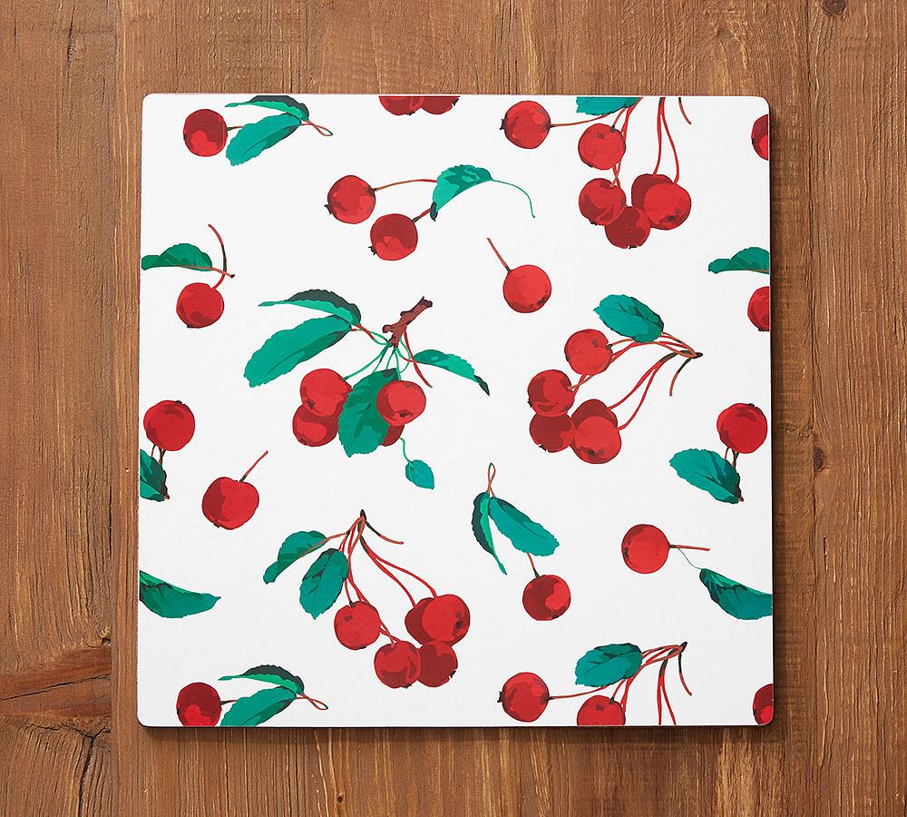 Painted Cherry Corkmat, Set of 4