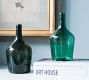 Vintage Glass Wine Bottle Vases