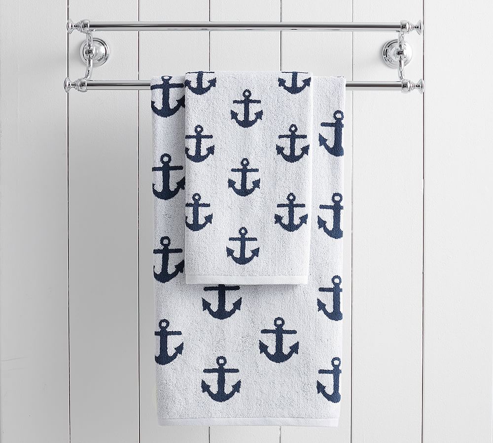 Anchor Jacquard Towel