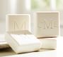 Monogrammed Paperwhite Square Soap Set