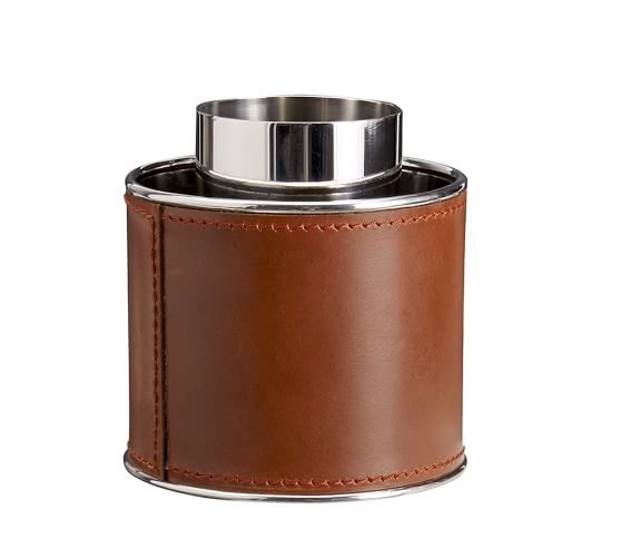 Drake Leather Desk Caddy Pottery Barn