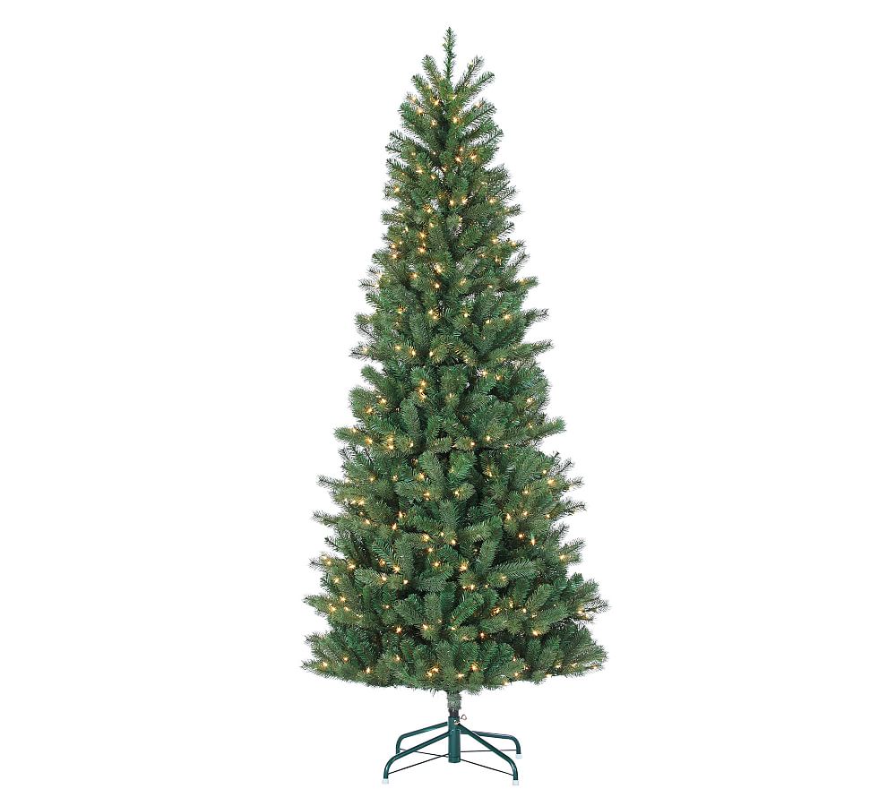 Lit Montgomery Pine Faux Christmas Trees