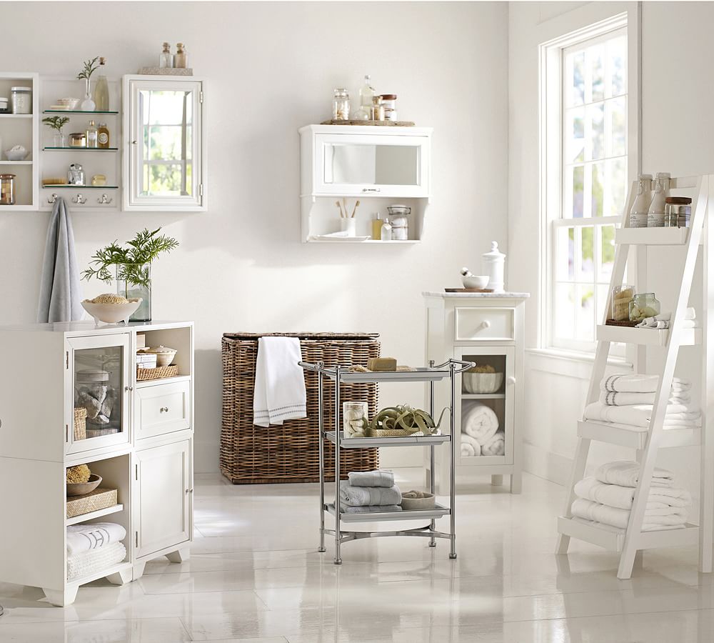 Pottery barn on sale bathroom storage